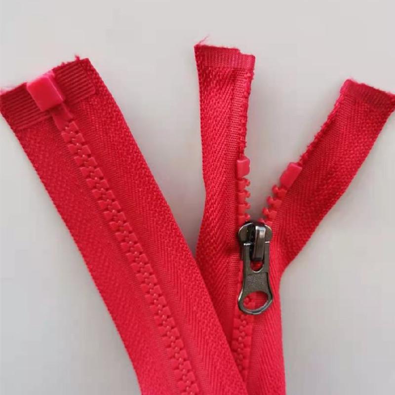 No. 5 Large Teeth Open Tail Resin Zipper - 70cm for Coats & Tops