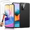 Protective Case - E.F.CONNECTION - Redmi Note 10 Pro - Flexible - Silicone - Tempered Glass
