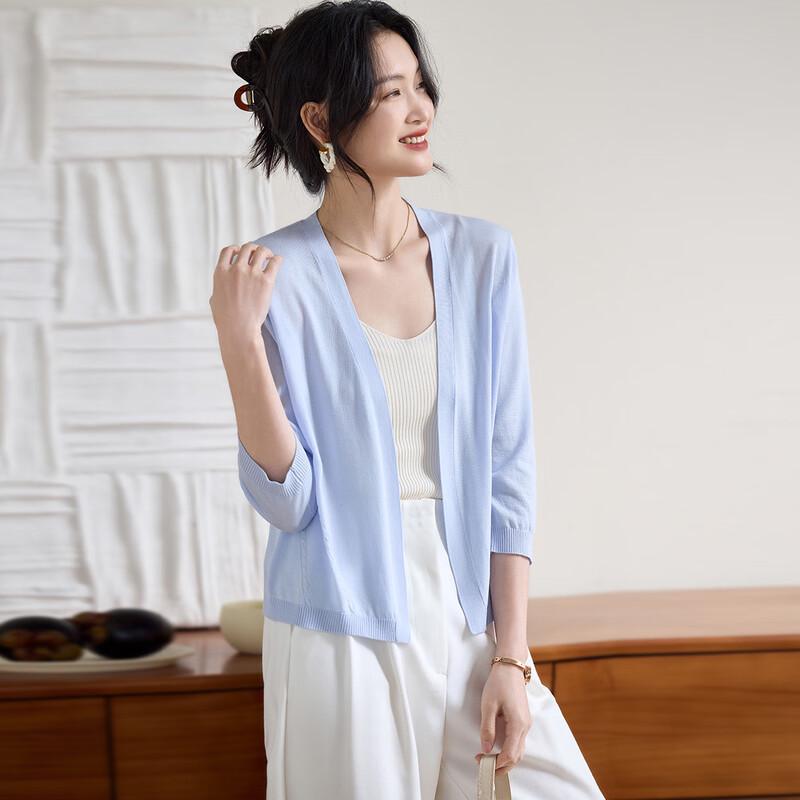Srcr Women's Silk Blend Knit Cardigan