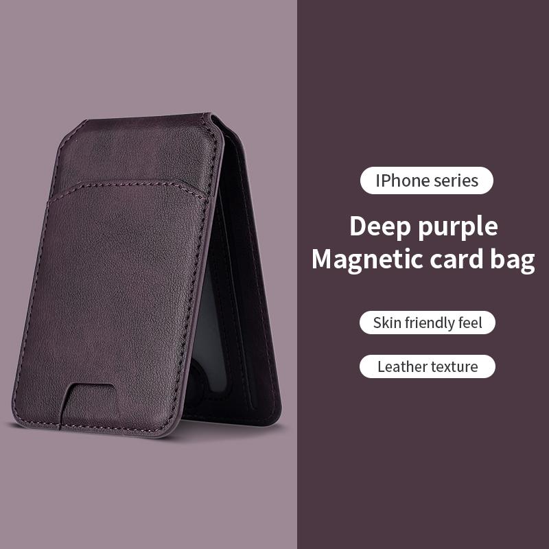 Custodia Porta Portafoglio in Pelle Magnetica per Magsafe per iPhone 17 16 15 14 13 Pro Max Porta Carte Borsa per Telefono Cover Accessori