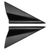 Rear Mirror Triangle Trim Plate Door Mirror Flag Cover Moldings For Hyundai Elantra 2011 2012 2013 86180-3X000 86190-3X000