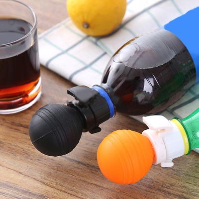 Silikon-Soda-Flaschenverschlüsse, auslaufsicher, Pumpenverschluss, Stopperdeckel für kohlensäurehaltige Getränke, Luft