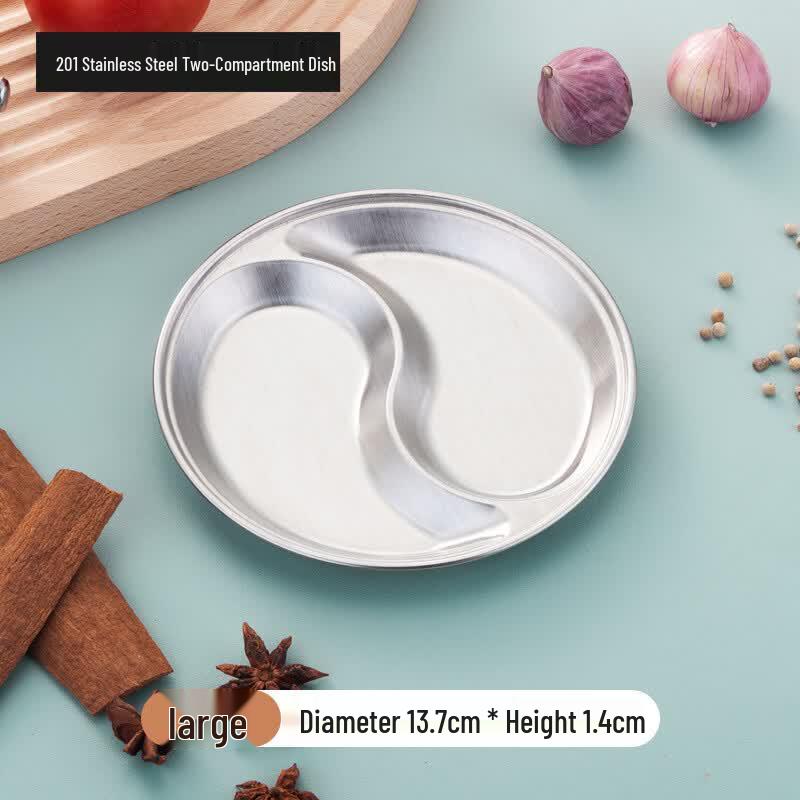 

Hanyou Stainless Steel Round Seasoning Dish