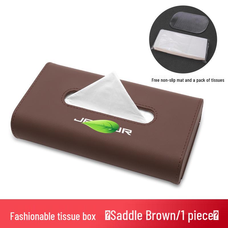 Jetour Car Seat Gap Organizer & Tissue Box - Interior Storage Accessory