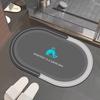 Soft Diatom Mud Absorbent Mat Bathroom Floor Mat Non-Slip Toilet Floor Mat Bathroom Toilet Carpet Entrance Door