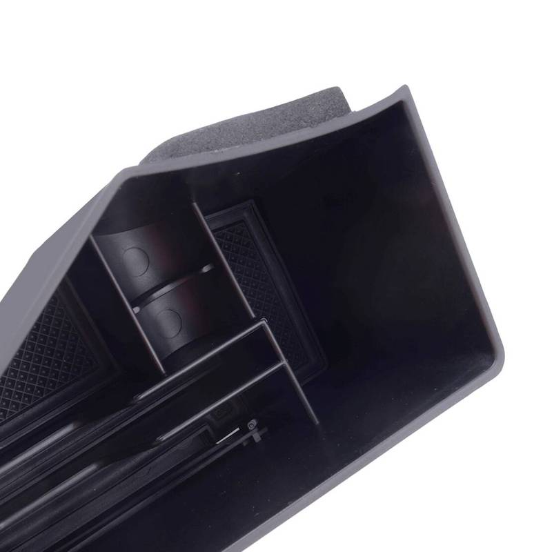 Car Front Center Console Armrest Storage Box Organizer Tray Holder Fit for Kia Sportage NQ5 -2024 RHD Black