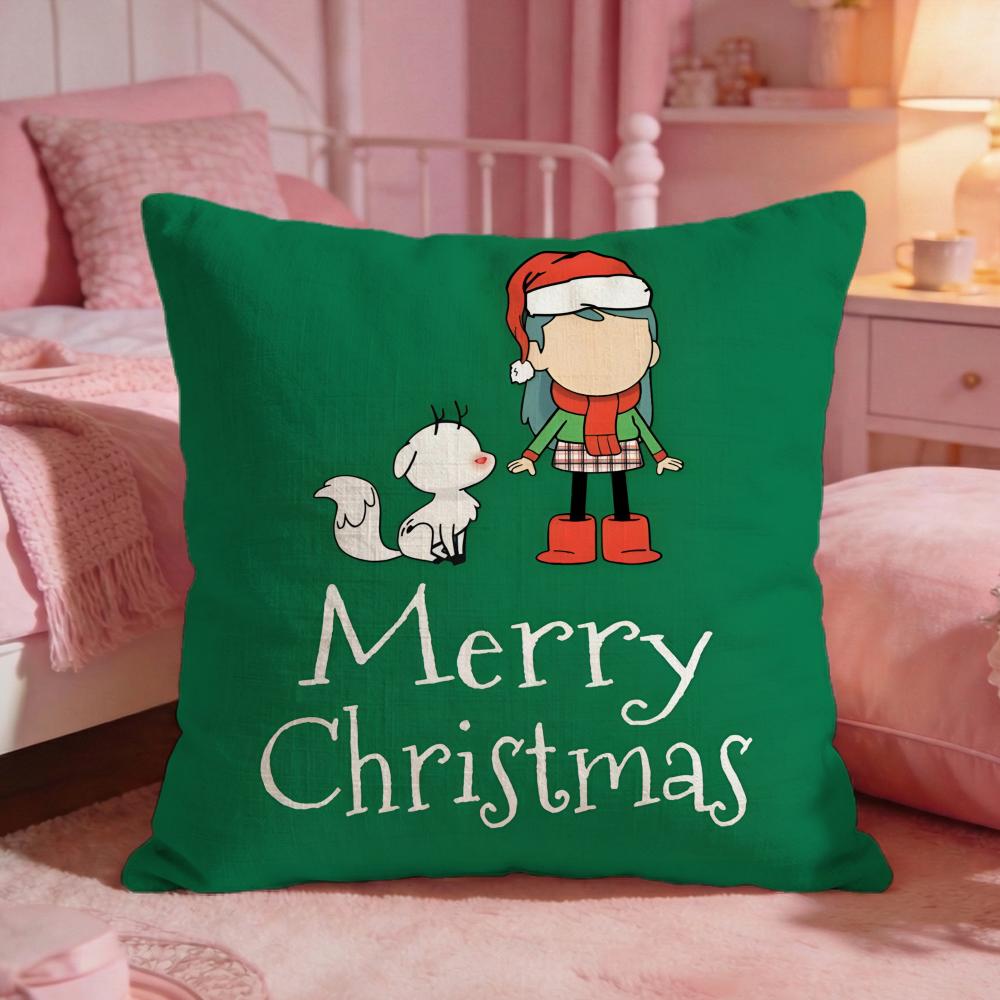 HHildas Classic Anime Cushion Cover Premium Comfort Reversible Pillow Cove Two In One Design For Any Room Car Interior