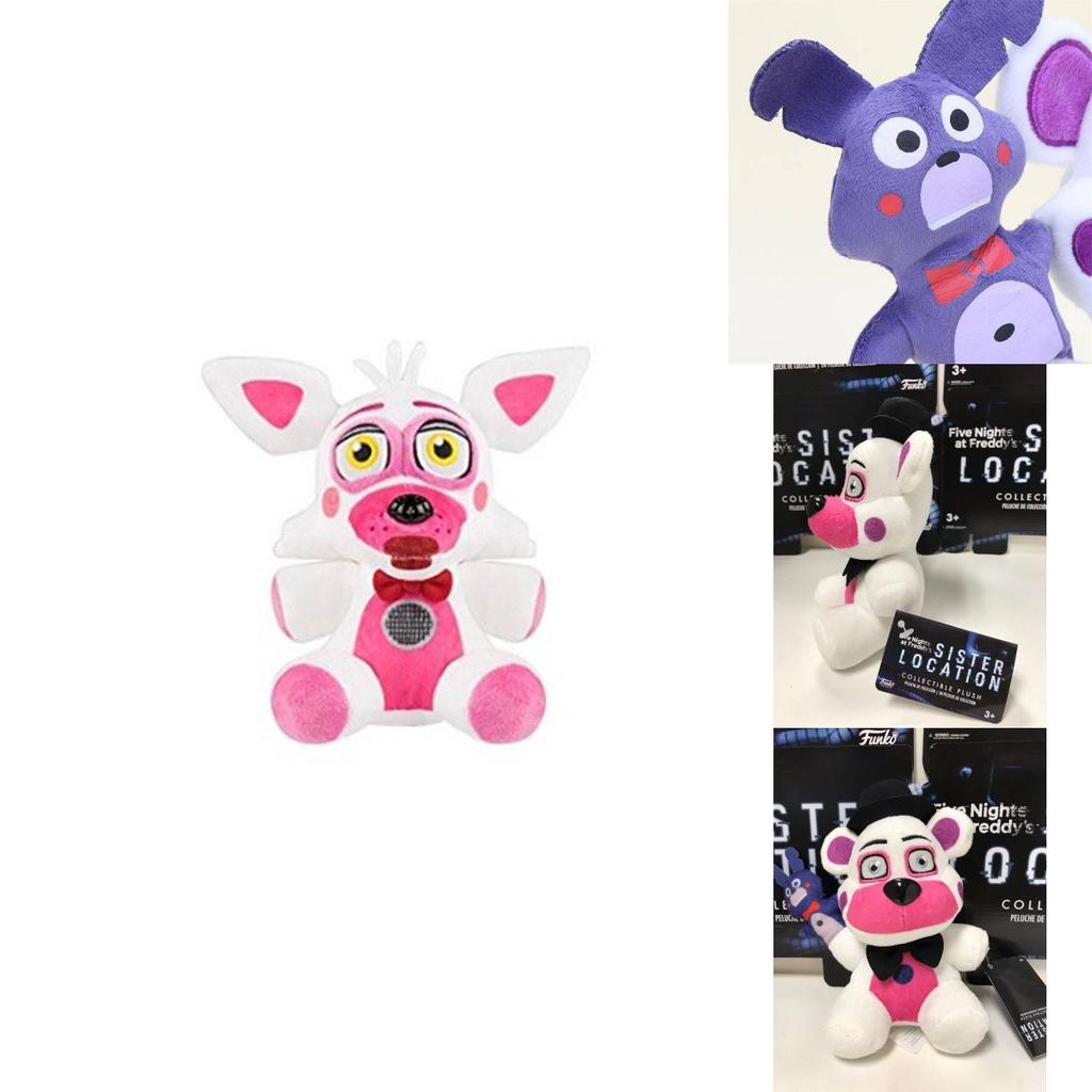 Fun And Educational Fnaf Five Nights At Freddy's Sister Location Plush Funtime Freddy With Bon Bon