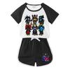 2026 Kids' Summer Clothing Set: Boys & Girls Hot Pants T-shirt Shorts Casual Sports Two-Piece