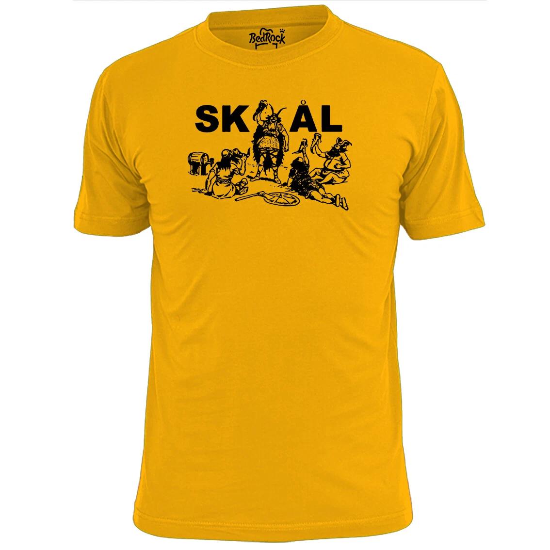 

Mens Skal Vikings Sketch T shirt Cheers Good Health L