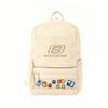 Creative Diy Velcro Personalized Trendy Backpack Unisex Backpack Light-Sand-Yellow L424K129-00WF