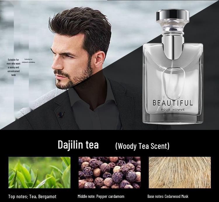 Gulong Men's Perfume - Long-lasting Seductive Blue Ocean & Earthy Scent
