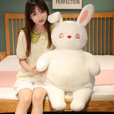 Dlouhé ucho Králík Peluche Toys Lovely Appease Rabbit Bunny Plyšový polštář Polštář na spaní Kawaii Dárek pro dívky