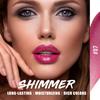 Pearlescent Lipstick,Silky Fine Glitter Lipstick Non-stick Cup Long-lasting Moisturizing Lipstick Non-fading Glitter Lipstick 10 Colors