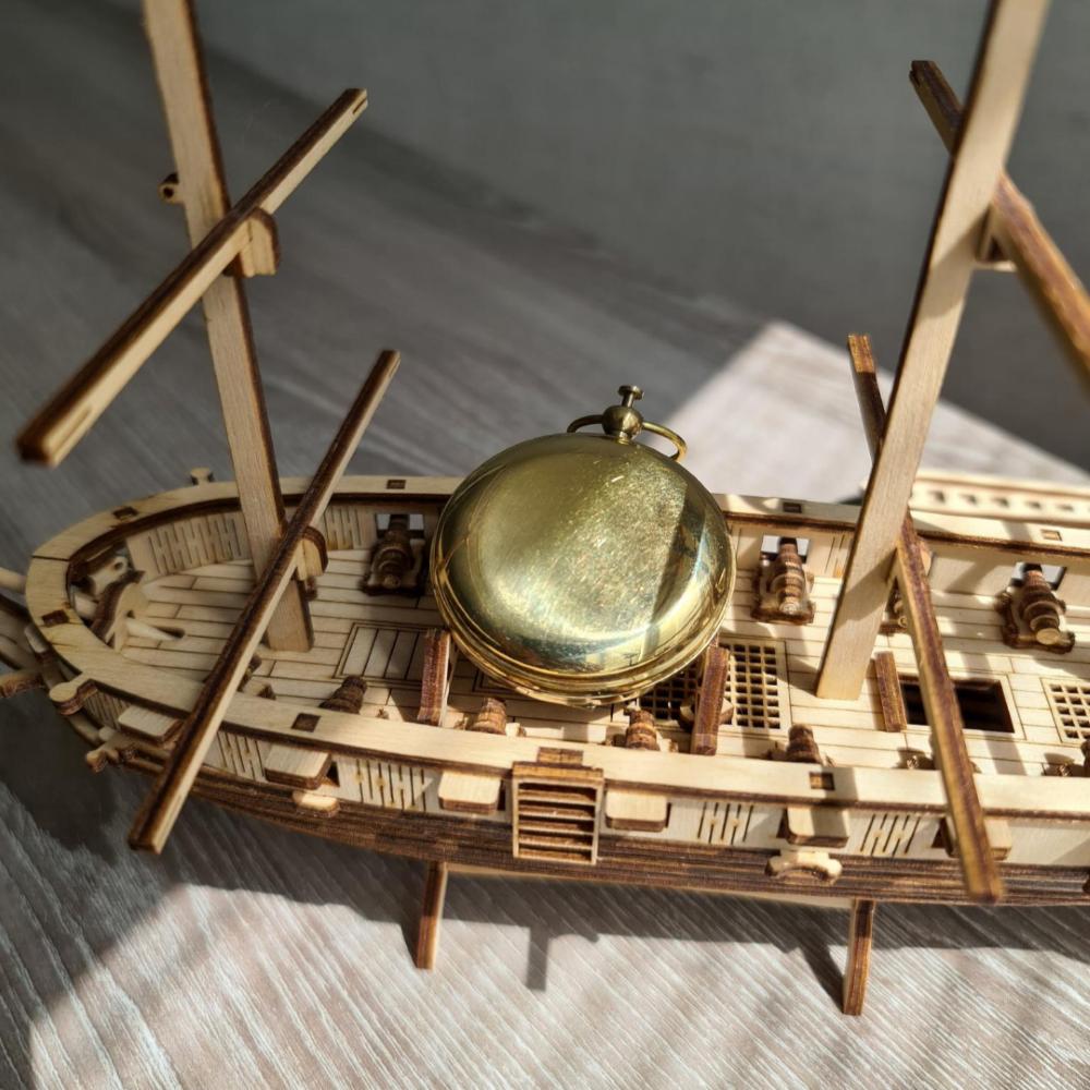 Brass Push Button Sundial Compass – 6.35 Cm Nautical Pocket Compass