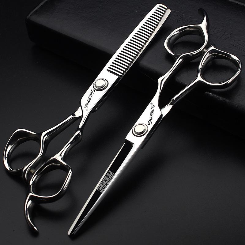 Hairdressing Scissors & Shears: 6.5, 7, 7.5, 8, 9-inch Straight & Notch Tooth Options for Hairdressers & Barbers