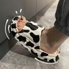 Summer New Women's Slippers Black White Stripe Printed Platform Women Slippers Lightweight Non Slip Indoor Slippers Couple Shoes