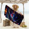 Oracle Bull Customized Name Beach Towel Super Soft Microfiber Quickdry Fabric Perfect for Traveling Yoga Camping and Swimming