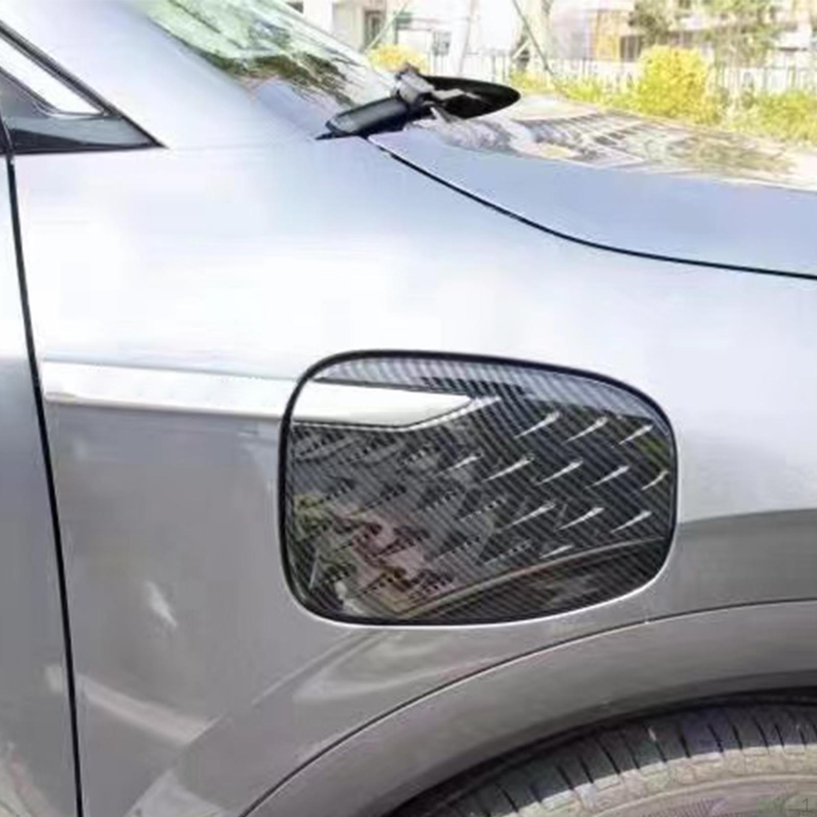 

Fuel Tank Cap Cover Trim Charging Port Decorative Wear Resistant Replace for Atto 3 Yuan Plus Carbon Fiber Pattern