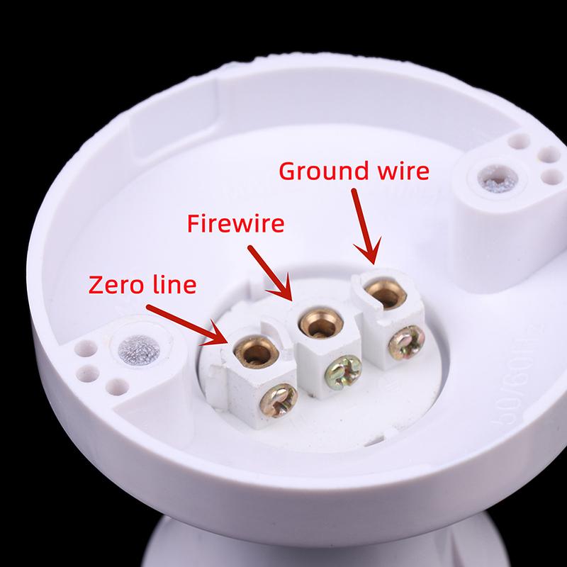 E27 Screw Ceiling Lamp Head Led Lamp Holder Desktop Led Lighting Base Socket