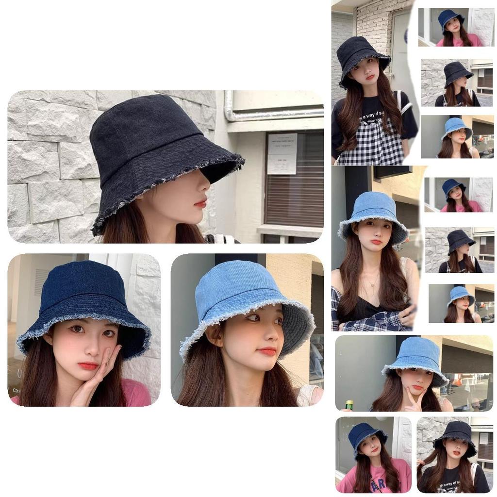 Korean Ins Vintage Retro Mountain Edge Fisherman Hat Sun Hat Unisex Sunshade Sun Hat