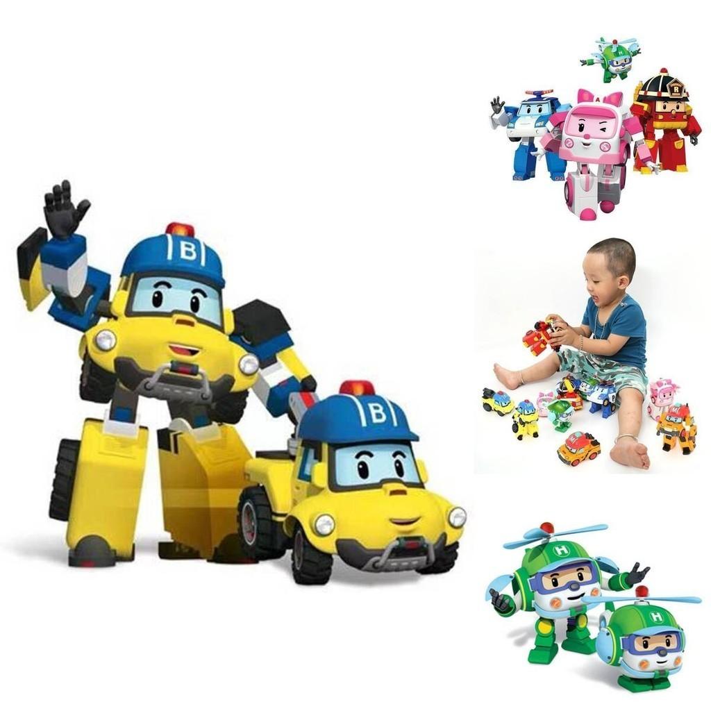 Transform Your Kid's Playtime With Robocar Poli Toy Car Pull Back Car And Action Figure In One!