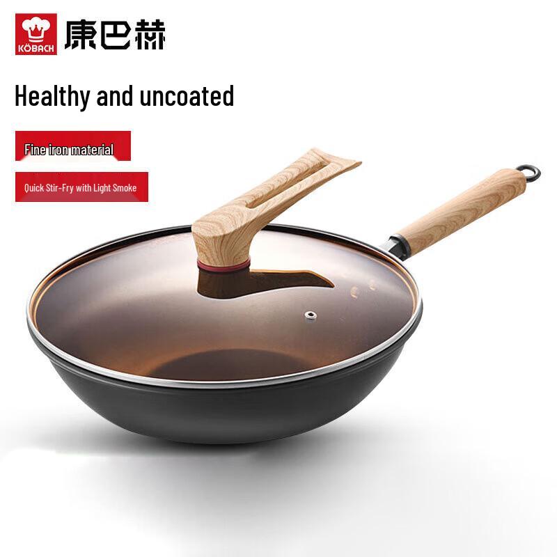Kangbahe 32cm Refined Iron Stir-Fry Wok