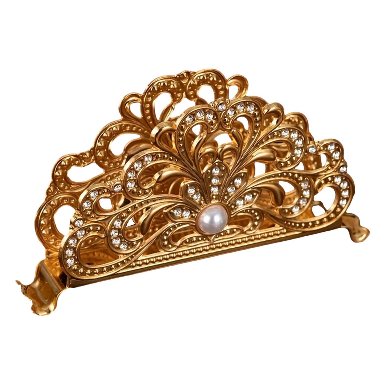 

Napkin Holder Napkin Dispenser Home Decor Metal Tissue Storage Desktop Paper золотий