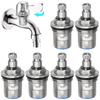 1/5pcs Replacement Faucet Cartridges Stainless Steel Tap Valves Household Single Angle Valve Kitchen Bathroom Shower Parts
