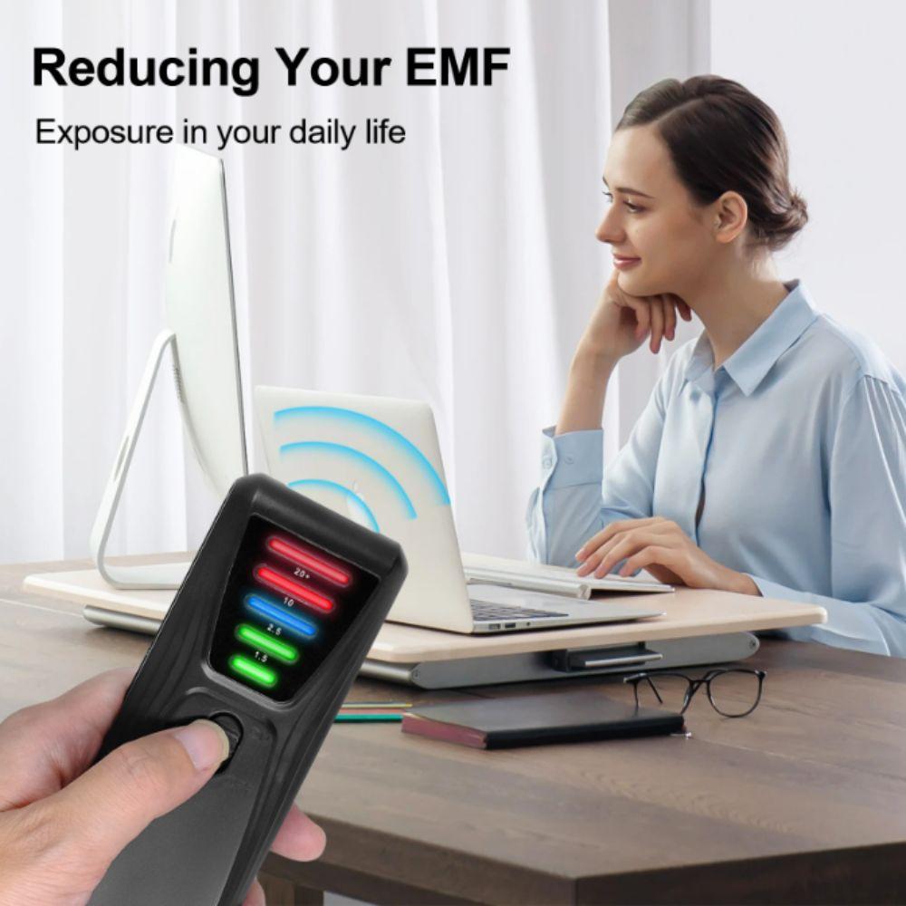 Digital EMF Meter Portable Magnetic Field Monitor Electromagnetic Radiation Tester Microwave