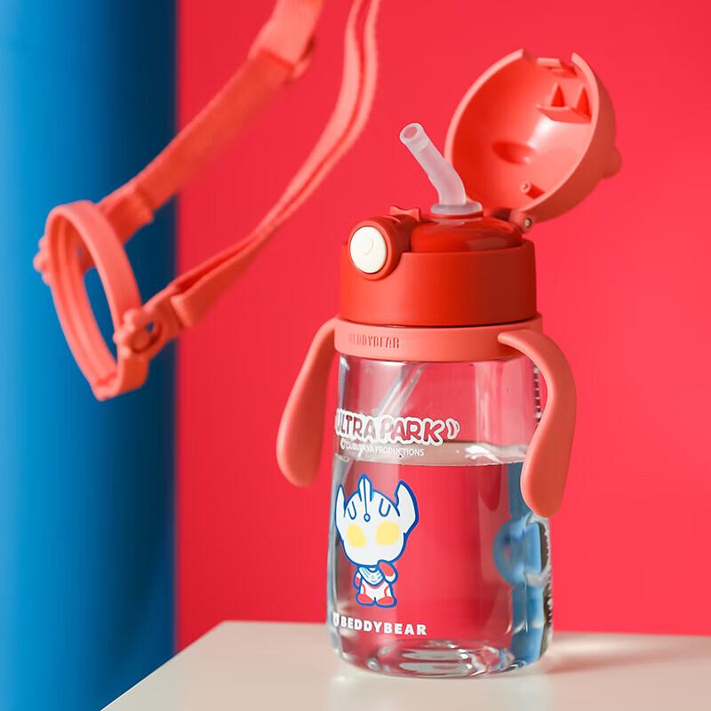 Bei Ju Xiong Tiga Baby Training Straw Cup