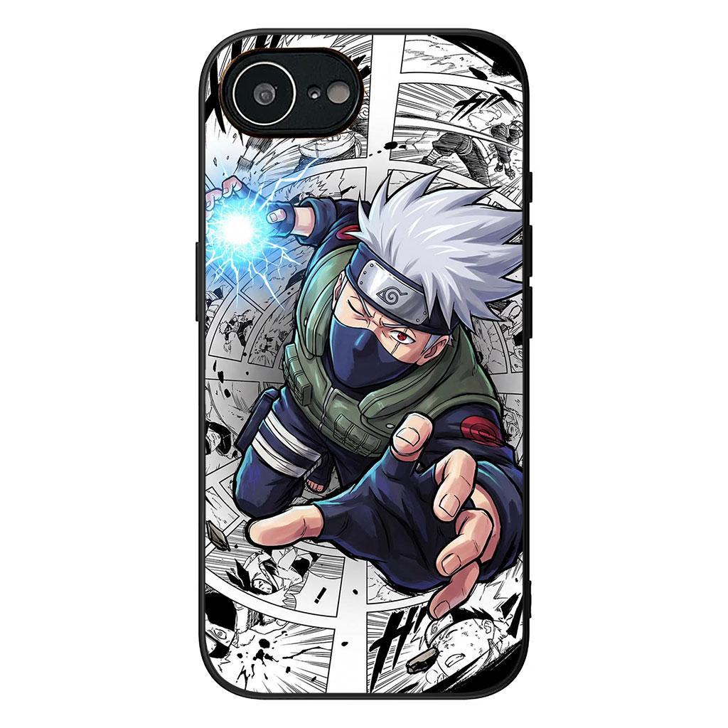 Anime Kakashi Hatake Narutos Phone Cover Case for Apple iPhone 16 15 14 Plus 13 12 Mini 17 Pro Max + ProMax 16E Air 16+ Casing