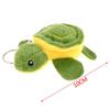 1 Pièce 10CM Mignonne Tortue Poupée Peluche Poupée Dessin Animé Doux Peluche Jouet Porte-clés Sac Pendentif Cadeau Enfant