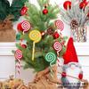 10pcs Christmas Lollipop,Christmas Candy Cane Hanging Decor Christmas Tree Hanging Ornaments for Xmas Party Christmas Home Decor