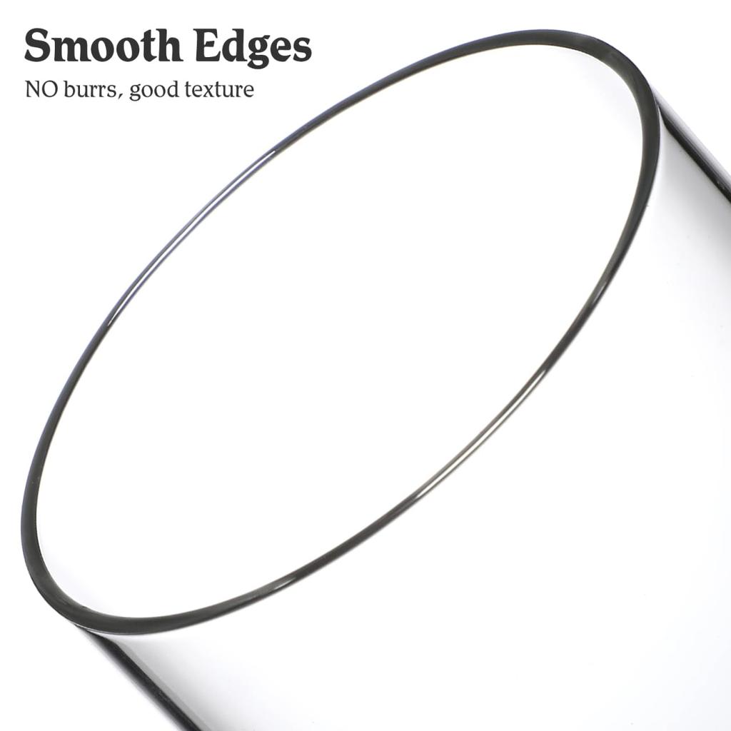 MAGICLULU Set of 2 Clear Glass Candle Covers, Cylinder Shape, Heat-Resistant Glass, for Candle Holders, Windproof Desktop Decor, 4x2.8 Inches