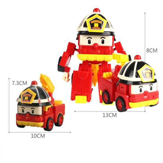 Robocar Poli Action Figure Deformation Police Car Robot Educational Kids Toy