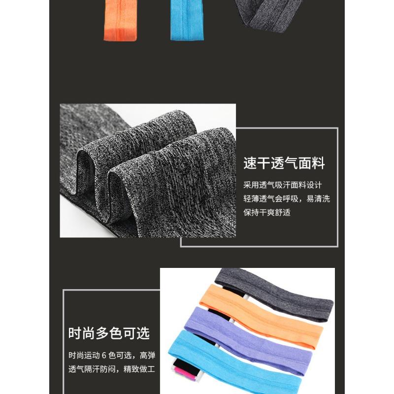 Unisex Non Slip Sweat Absorbent Sports Headband For Outdoor Running Yoga Tennis