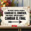 Vintage Spanish Style Metal Sign 20x30cm Bar Cafe Wall Decor