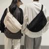 Große Kapazität Hüfttasche Damen Schulter Umhängetaschen Lässige Gürteltasche Einfache Telefon Geldbörse Cord Hüfttasche Damen Bananentasche