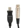 Adapter Cable USB Male to XLR Female 3 Meters Studio Audio Cable Connector Cords Adapter for Microphones Recording