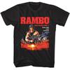 Rambo TShirt First Blood Part 2 Movie Stallone Summer Mens and Womens Loose and Breathable Tshirt Top