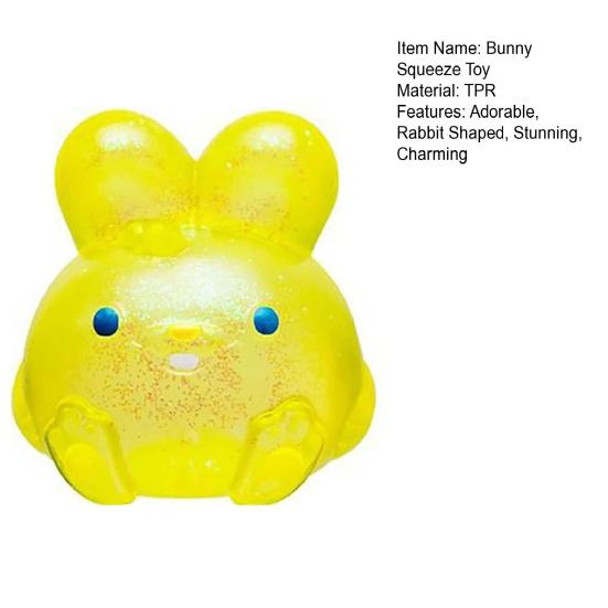 Paskalya Tavşanı Sıkmalık Fidget Oyuncak Ultra Yumuşak Stres Giderici Duyusal Oyuncak Paskalya Sepeti Doldurucuları Parti Hediyelikleri İçin