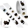 Black Cat Sticker Collection 100-500pcs for Phone Case Guitar Notebook Scrapbook Halloween Decorative Stationery Supplies