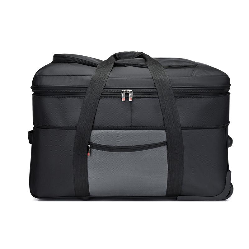 Extra Große Erweiterbare Reise-Trolley-Tasche aus Oxford-Gewebe