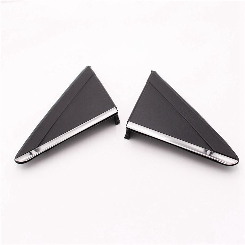 Authentic 1 Pair Triangle Mirror Cover Outer Trim Panel For 08-16 Town & Country 08-19 Dodge Caravan 1BE431XFAA 1BE421XFAA
