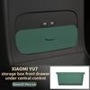 Custom Silicone Storage Box Cover For Xiaomi Yu7 2025 2026 Storage Box Center Hidden Box Sunglasses Holders Organizer Interior