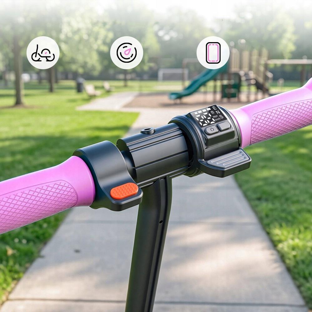 Patinete LED Plegable K4-P para Niños – Capacidad de Peso 70 kg – Batería de 2.6Ah