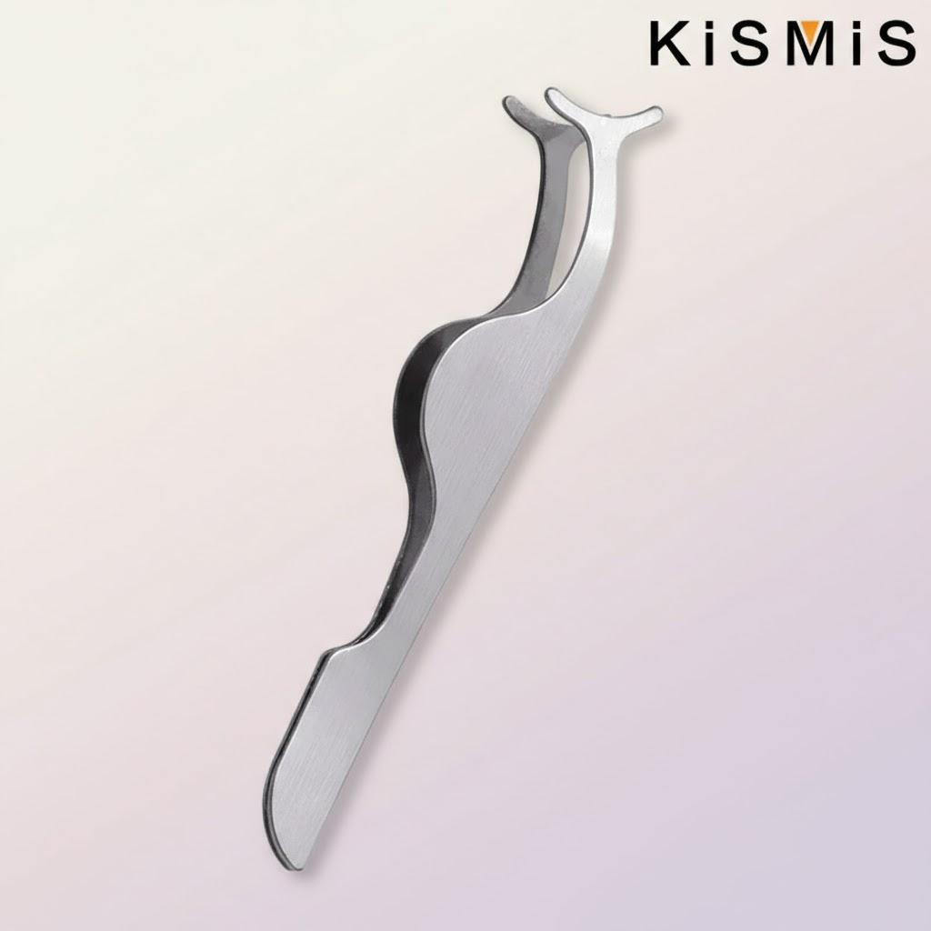 Stainless Steel Eyelash Applicator Tweezers Makeup Tool Easy Application False Lashes Assistant Beauty Health