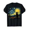 Cotton Cat Starry Night Van Gogh Cat For Cat Lover Cat Mom Cat Dad T-ShirtCouple Clothing 2025Family T-Shirt