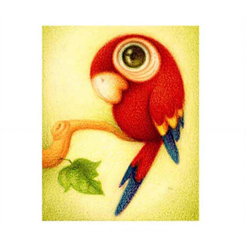 Mosaic Needlework 5D Diy Diamond Painting Cartoon Animal Picture for Child Cross Stitch Round